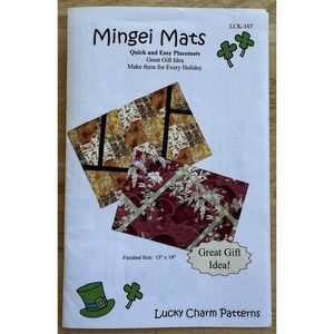 Mingei Mat Pattern Table Mat Lucky Charms Pattern Cut Complete‎